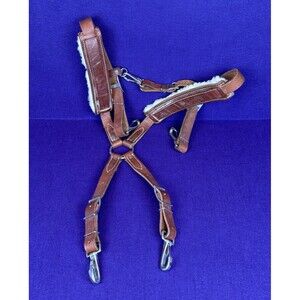 Leather Tool Harness Suspender Padded Adjustable Heavy Duty